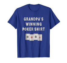 Load image into Gallery viewer, Mens Funny Poker Grandpa Shirt Poker Lovers Gifts Father's Day