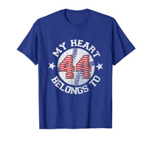 Load image into Gallery viewer, My heart belongs to #44 Baseball Softball Player Shirt