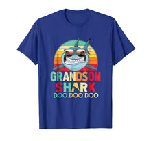 Load image into Gallery viewer, Retro Vintage Grandson Sharks Tshirt Gift For Daddy