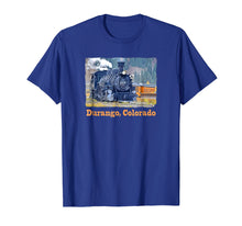 Load image into Gallery viewer, Durango, Colorado Train t-shirt - steam engine, colorful