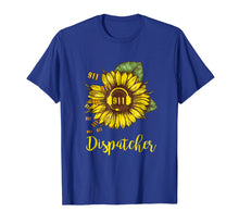 Load image into Gallery viewer, Dispatcher shirt- 911 Dispatcher Sunfower T-shirt