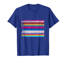 Load image into Gallery viewer, Human Lesbian Bisexual Transgender Pansexual LGBT Flag Shirt