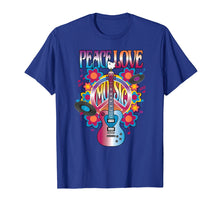 Load image into Gallery viewer, PEACE LOVE MUSIC Rock & Roll Guitar Dove Retro Vinyl T Shirt
