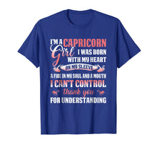 Load image into Gallery viewer, I Am A Capricorn Girl T-Shirt Capricorn Zodiac Birthday