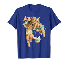 Load image into Gallery viewer, Angelic vintage cherubs & doves of peace T-shirt