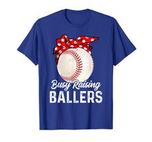 Load image into Gallery viewer, Busy Raising Ballers Baseball for Women Tshirt Gift