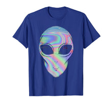 Load image into Gallery viewer, Alien Head Holographic Glow Effect T Shirt