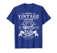 Load image into Gallery viewer, Happy 47th Birthday Vintage 1972 T-Shirt 47th Birthday Funny