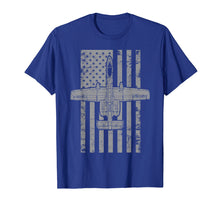 Load image into Gallery viewer, A-10 Thunderbolt II Warthog Vintage Flag Airplane T-Shirt
