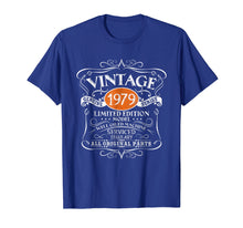 Load image into Gallery viewer, Vintage 1979 40th Birthday All Original Parts Gift T-Shirt