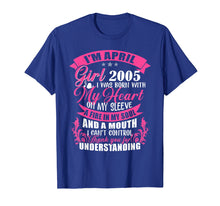 Load image into Gallery viewer, April Girl 2005 Shirt 14th Birthday Gift 14 Years Old