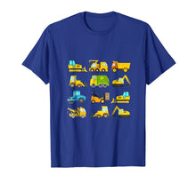 Load image into Gallery viewer, Boys' Trucks and Diggers Short Sleeved T-shirt for Toddlers