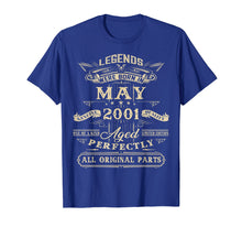 Load image into Gallery viewer, Legends Born In May 2001 18 Yrs Old 18th Birthday Shirt A1
