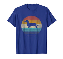 Load image into Gallery viewer, Doxie Dachshund Dog Shirt Retro Vintage 70s Silhouette Gift