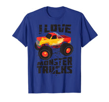 Load image into Gallery viewer, I Love Monster Trucks | Cute Bigfoot Trucks T-shirt Gift