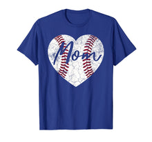 Load image into Gallery viewer, Baseball Softball Heart Mom TShirt Mother's Day Gift