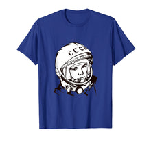 Load image into Gallery viewer, 1961 - Yuri Gagarin - First Man in Space T-Shirt Lineart