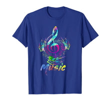 Load image into Gallery viewer, Funky Colorful Music Treble Clef Musical Note T-Shirt
