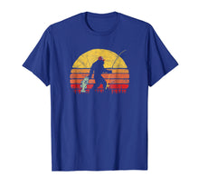 Load image into Gallery viewer, Bass Fishing Funny Bigfoot in Trucker Hat Retro T-Shirt