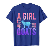 Load image into Gallery viewer, Just A Girl Who Loves Goats T-Shirt Goat Watercolor Gifts