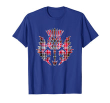 Load image into Gallery viewer, Scottish Pride Tartan Thistle Scotland T-Shirt Plaid
