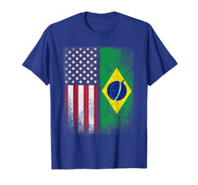 Load image into Gallery viewer, Brazil Usa Flag Brazilian American Gift Bandeira do Brasil L