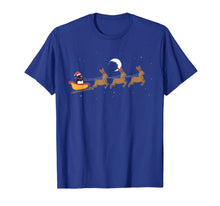 Load image into Gallery viewer, Christmas Penguin Riding Sled With Santa Hat Cute Funny Gift T-Shirt-1986845