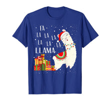 Load image into Gallery viewer, Fa La La Llama - Christmas Alpaca Lover Gift T-Shirt