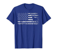 Load image into Gallery viewer, Deer Hunting And America Flag Funny Hunting Lover Gift T-Shirt