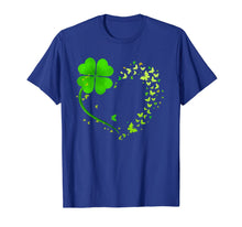 Load image into Gallery viewer, Heart Shamrock Butterfly Happy St Patrick's Day Gifts T-Shirt-517295