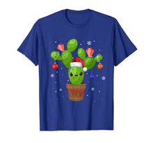 Load image into Gallery viewer, Cactus Christmas Tree Gift Santa Xmas Succulent Plant Lovers T-Shirt