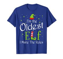 Load image into Gallery viewer, I'm The Oldest Elf Christmas Gift Idea Xmas Family T-Shirt
