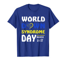 Load image into Gallery viewer, World Down Syndrome Awareness T-Shirt March 21 Yellow Blue T-Shirt-288505