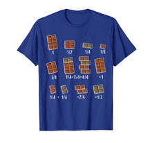 Load image into Gallery viewer, Chocolate Quick Maths Fractions Math Teacher T-Shirt-1140460