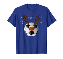 Load image into Gallery viewer, Soccer Reindeer Christmas Funny Sport Ball Xmas Gift T-Shirt