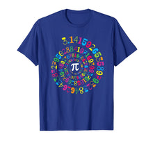 Load image into Gallery viewer, Pi Spiral Novelty Math Geek 3.14 Pi Day T-Shirt-323842