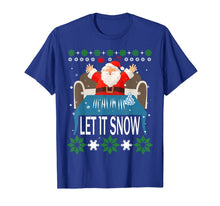 Load image into Gallery viewer, Let it Snow Cocaine Santa Funny Christmas T-Shirt-1267261