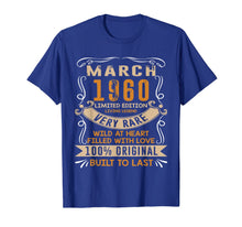 Load image into Gallery viewer, Vintage 60th Birthday March 1960 Shirt 60 Years Old T-Shirt-104250