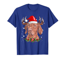 Load image into Gallery viewer, Funny Vizsla Christmas Reindeer Gift T-Shirt