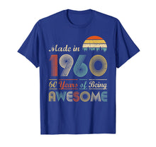 Load image into Gallery viewer, Vintage 1960 Made in 1960 60th birthday 60 years old Gift T-Shirt-542691