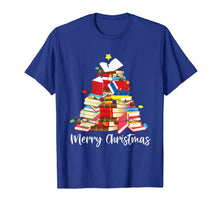 Load image into Gallery viewer, Reading Books Tree Librarian Nerd Christmas Gifts T-Shirt