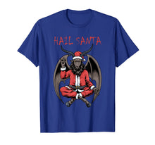 Load image into Gallery viewer, Christmas Hail Santa Satanism Goat Baphomet Atheist Satan T-Shirt