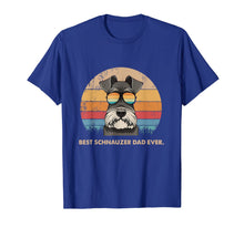 Load image into Gallery viewer, Dog Vintage Best Schnauzer Dad Ever - Fathers Day Gift T-Shirt-1279878