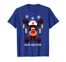 Load image into Gallery viewer, Funny Reindeer Buffalo Plaid Nurse Aide Crew Lover Gift Xmas T-Shirt-3366452