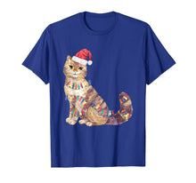 Load image into Gallery viewer, Santa Cat Christmas Lights Cat Lover Gift Cat Christmas Gift T-Shirt