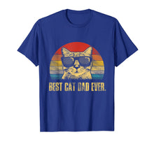 Load image into Gallery viewer, Mens Best Cat Dad Ever T-Shirt Funny Cat Dad Father Vintage Gift T-Shirt-118654