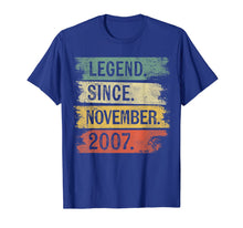 Load image into Gallery viewer, Legend Since November 2007 12 Year Old 12th Birthday Gifts T-Shirt