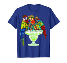 Load image into Gallery viewer, Parrots Drinking Margarita Hawaiian Shirt Vacation Birds T-Shirt
