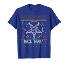 Load image into Gallery viewer, Hail Santa Ugly Christmas Sweater T-Shirt-2196243