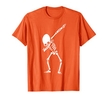 Load image into Gallery viewer, Funny dabbing skeleton Halloween costume gift T-Shirt